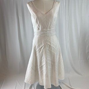 White House Black Market Lace Pattern Fit & Flare